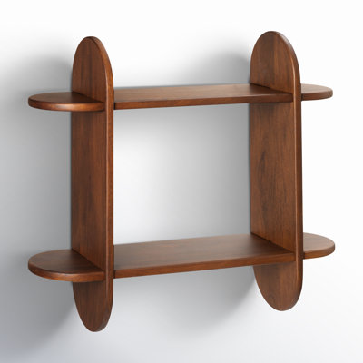 Joss & Main Fuller Solid Wood Wall Mounted Shelves & Reviews